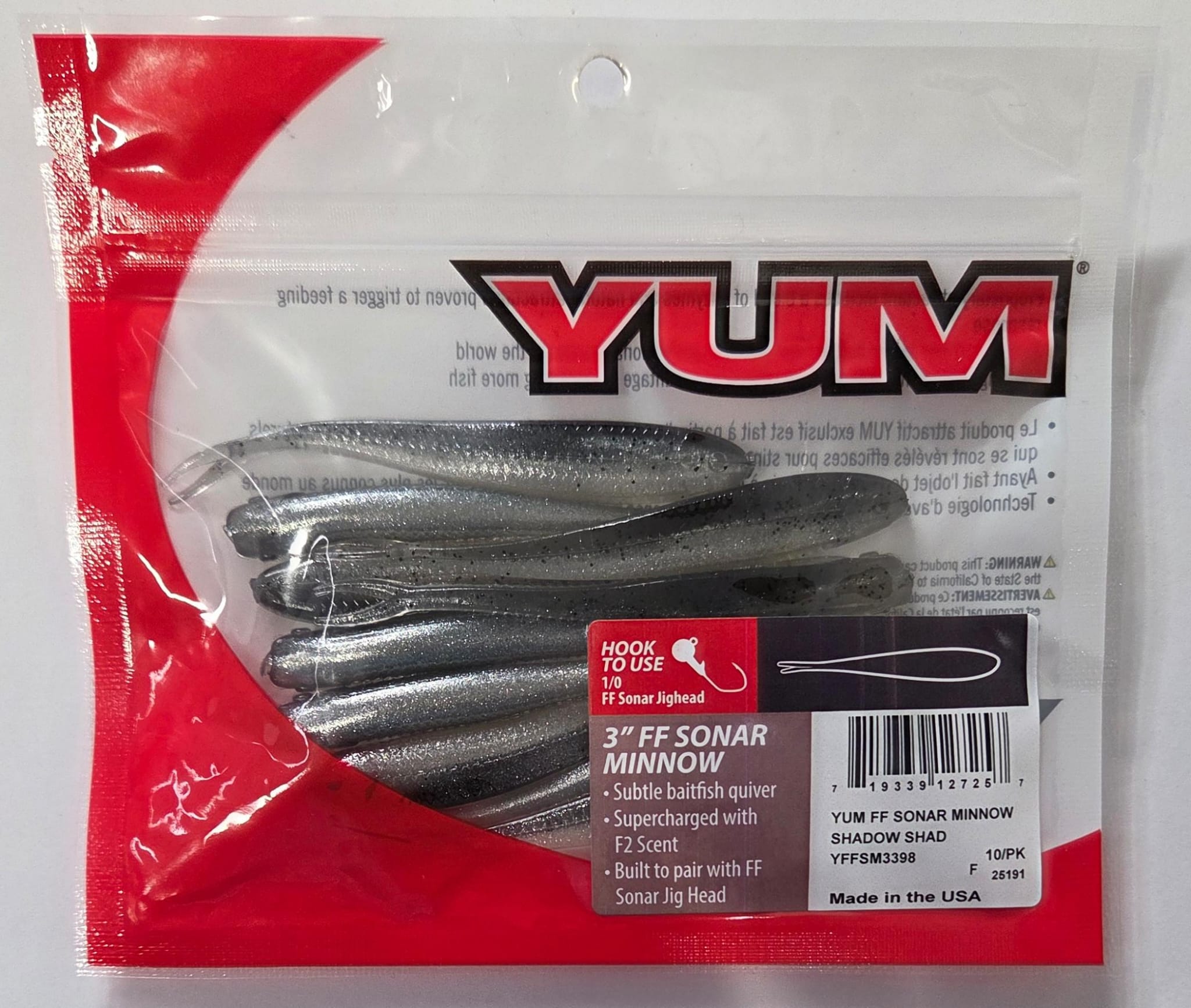 YUM FF SONAR MINNOW 3